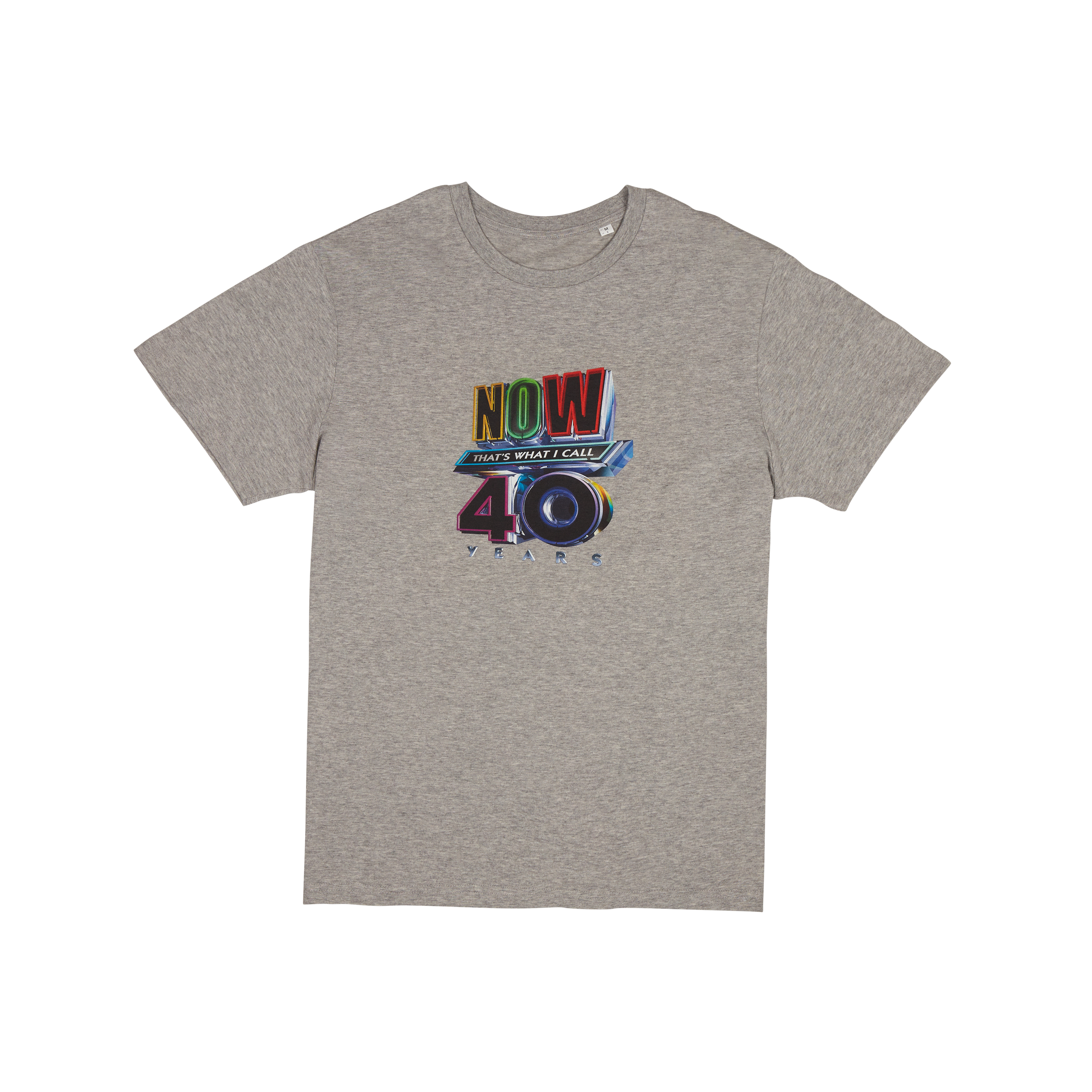 Now Music - NOW 40th Anniversary T-shirt Grey