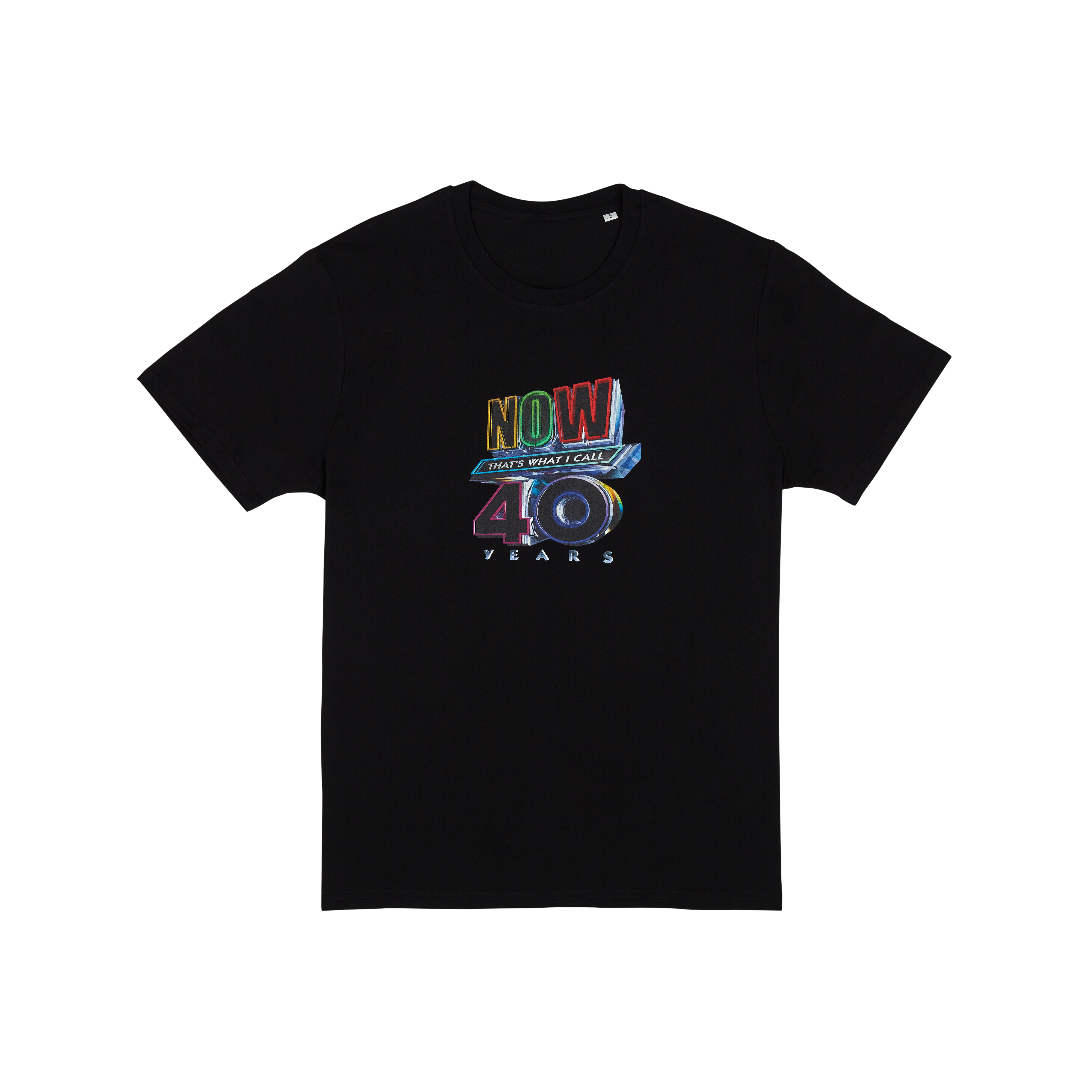 Now Music - NOW 40th Anniversary Black T-shirt 